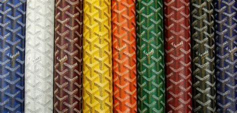 goyard leather fabric